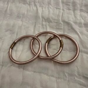 Elegant Rose Gold Bangle Set